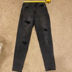 Labeled a size 5 but the waist is a little over 24 inches rise is 11 inches